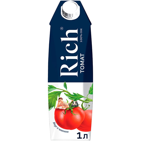 Rich сок томат 1 л.